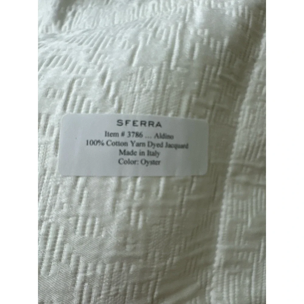 Sferra Aldino  Sham Flange #3786 Oyster 12x16 Brand New w/tag Made in Italy